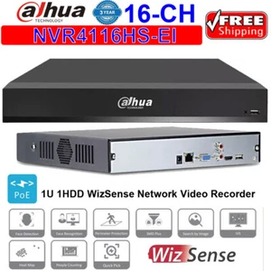 Grabadora de video en red Dahua NVR4116HS-EI 16 MP 16 CANALES 1SATA NVR WizSense reproducción - Imagen 1 de 14