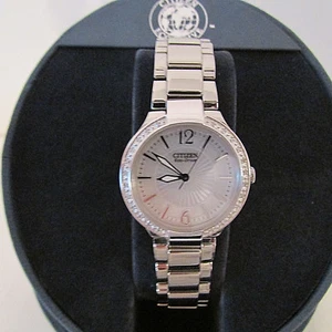 Orologio Donna Citizen Eco-Drive EP5970-57A 24 Diamanti Firenza Acciaio Inox - Foto 1 di 7