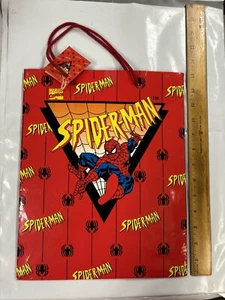 NOS Vintage 1996 Spider Man Gift Bag 13” Marvel Comics Retro HTF - Picture 1 of 9