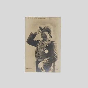 Mussolini Feluca Fotocartolina VG 1925 Fascismo - Imagen 1 de 2