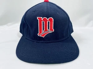 DEADSTOCK VTG 90s Wool Sports Specialties Minnesota Twins Fitted 6 7/8 Cap Hat - Picture 1 of 10