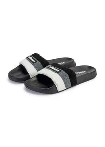 Ellesse Herren Pantoletten Triply Frottee Sliders schwarz grau - Bild 1 von 10
