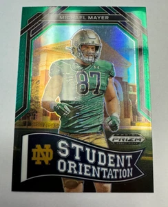 2023 Panini Prizm Draft Picks Michael Mayer Green Prizm Insert #SO-17 - Bild 1 von 2