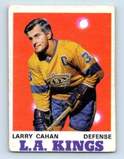 1970-71 O-Pee-Chee Vintage Larry Cahan Los Angeles Kings #164