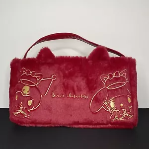 Sanrio Characters 2024 Prize Neko Neko Detective Red Storage Bag With Divider - Picture 1 of 4