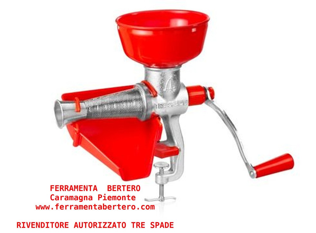 Spremipomodoro Manuale Reber 8602N - Per Passate E Marmellate, Rosso/Grigio - Foto 12