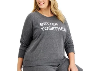 Family Pajamas Better Together Only Pajama Top Charcoal XS - Picture 1 of 5