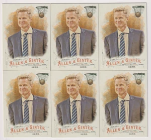 (6) Steve Kerr 2016 Topps Allen & Ginter Karten Lot #160 Basketballtrainer - Bild 1 von 1