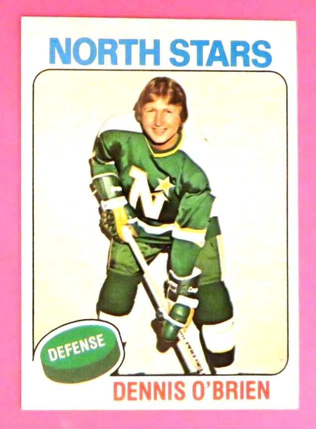 1975 Topps, Minnesota North Stars - DENNIS O'BRIEN - Image 1 of 1