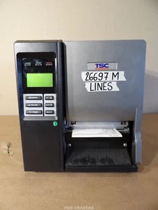 TSC TTP-246M Plus stampante termica per etichette con codici a barre parallel... - Foto 1 di 9
