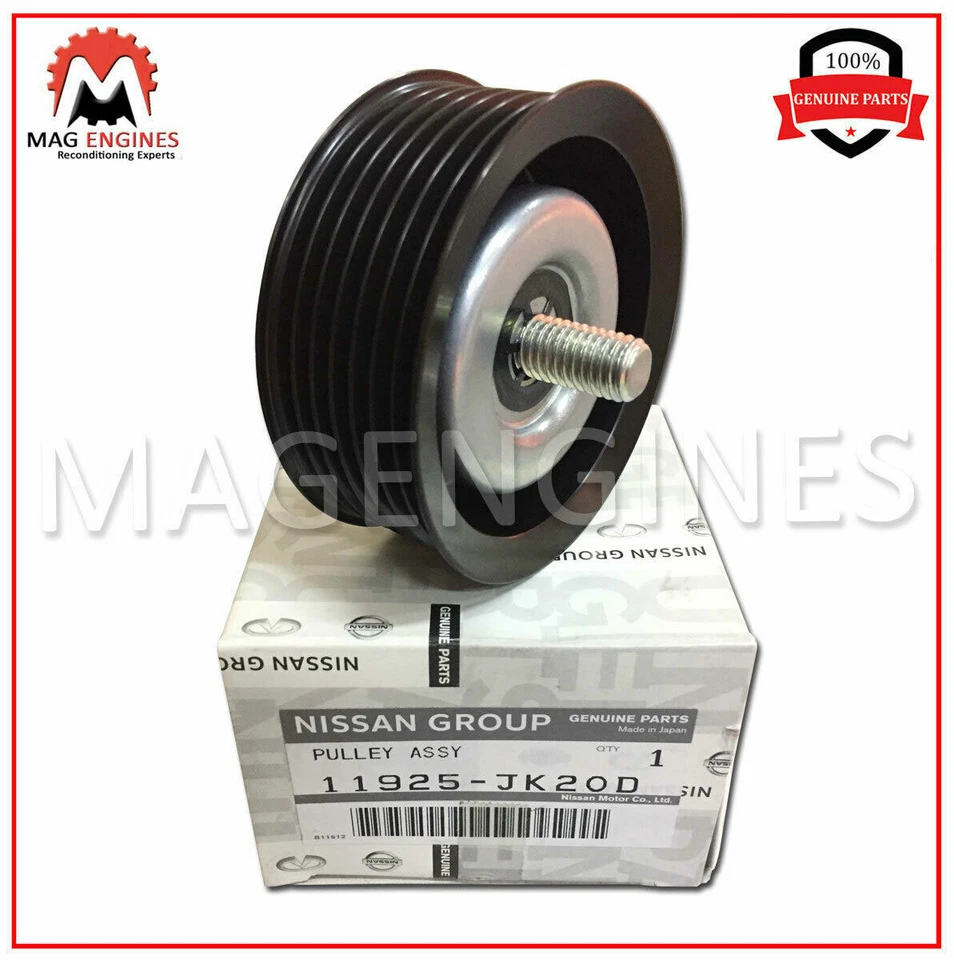 11925-JK20D CONJUNTO DE POLEA LOCA ORIGINAL OEM PARA 370Z INFINITI Q50 Q60 QX50 QX70 Foto 1 de 4