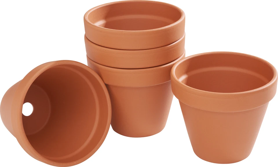 VBS Terrakotta-Töpfe 10 Stk Ø innen 11cm Blumentopf Tontopf pflanzen
