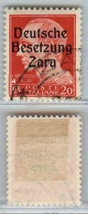 OCC. TEDESCA-DEUTSCHE BESETZUNG ZARA-1943-20c(4) I tipo - Annullo garantito - U - Picture 1 of 1