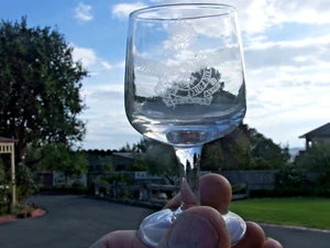 #VINTAGE ROYAL AUSTRALIAN AIR FORCE {RAAF} PORT LIQUER GLASS "RARE FIND" # - Picture 1 of 1