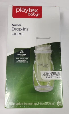 Forros para bebé Playtex 8-10 oz 100 unidades nuevos en caja sellada Foto 1 de 3