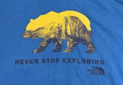 Pulôver The North Face infantil masculino grande moletom com capuz azul acampamento lã 14/16 - Imagem 1 de 4