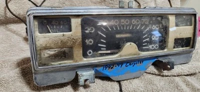 1942 1943 1944 1945 1946 1948 1949 OEM Chrysler Velocímetro Calibre Cluster Foto 1 de 4