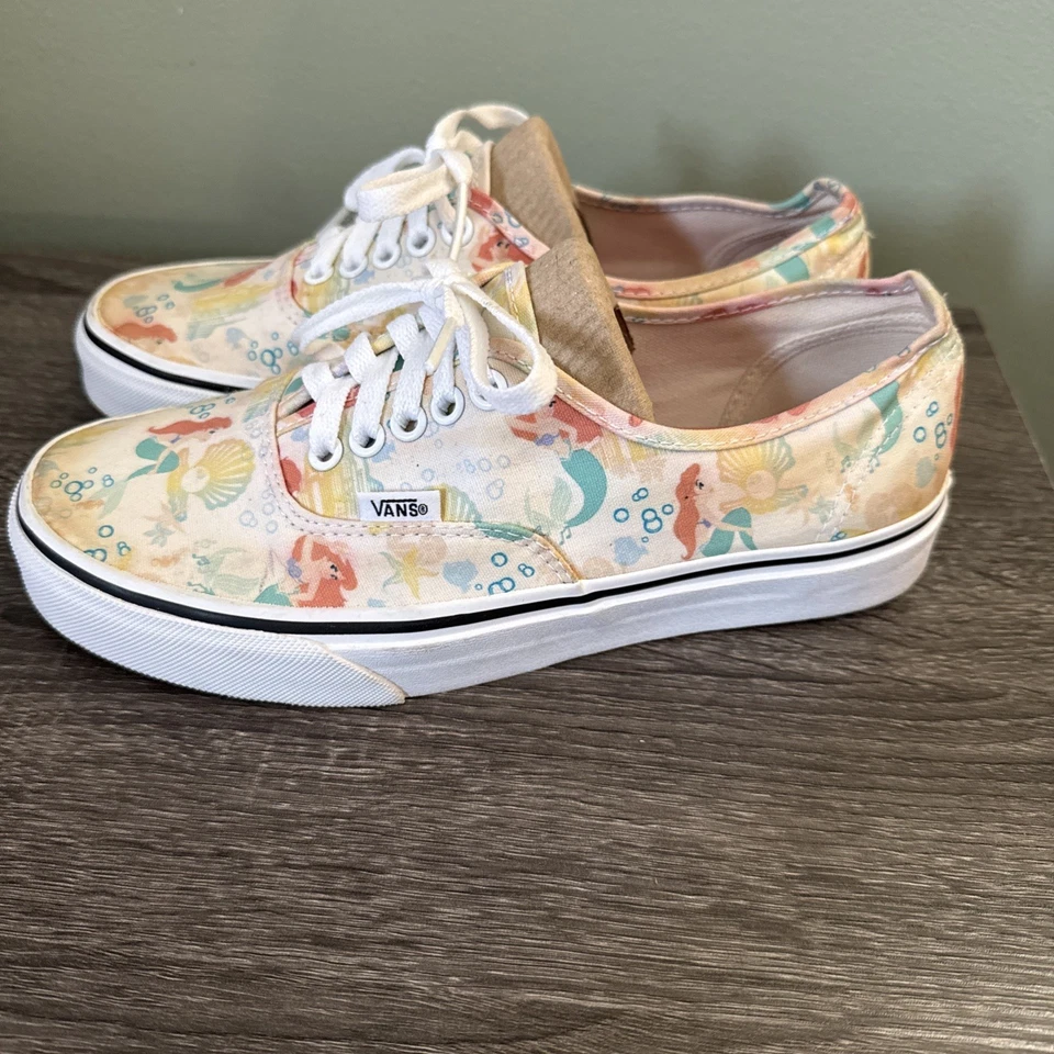 Vans Disney принцесса Ариэль русалочка женский размер 8,5 хорошее состояние товара - Изображение 1 из 4