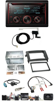 Pioneer 2DIN Lenkrad DAB USB CD Bluetooth Autoradio für Mercedes A- B-Klasse W16 - Bild 1 von 4