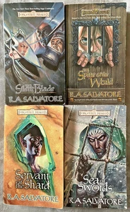 Lot of 4 Paths of Darkness, Books 1-4 * R.A. Salvatore * PB - Picture 1 of 2