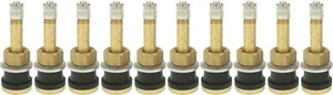 TR500 2" Brass Clamp-in Tubeless Tire Truck Valve Stem Pack of 10 - Picture 1 of 2