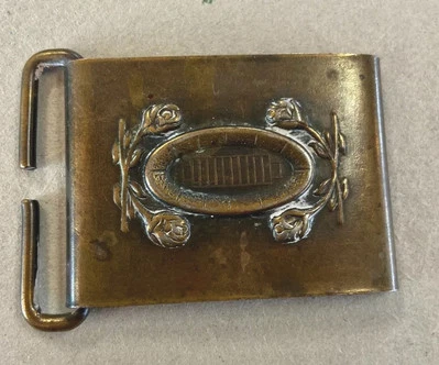 Hebilla de cinturón de recuerdo de campeonato de fútbol americano universitario Rose Bowl antiguo/de colección Foto 1 de 3