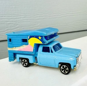 Kidco Tough Wheels Pick Up Truck with Camper 1/60 Scale Hong Kong 1980s Toy - Picture 1 of 6