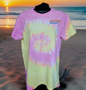 Vtg Panama City Beach Adult Small Tshirt Shipwreck Island Waterpark TieDye READ  - Picture 1 of 17