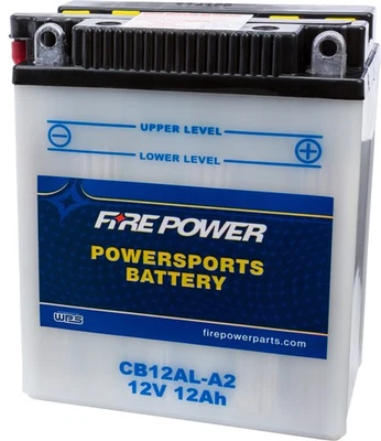12V Heavy Duty Battery Fire Power CB12AL-A2 Replaces YB12AL-A2 - Image 1 of 2