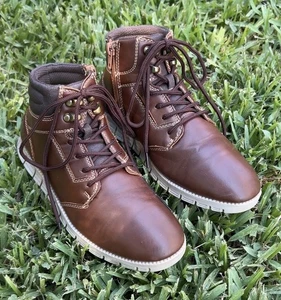 Boys DEER STAGS Archer Jr Classic Sneaker-Inspired Ankle Boot Youth Size 5 - Picture 1 of 8