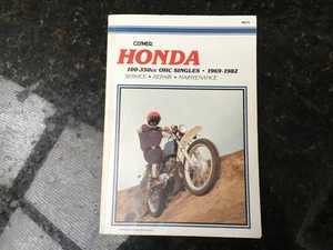 HONDA 100, 125,175, 250 & 350 OHC SINGOLI dal 1969 al 1982 MANUALE RIPARAZIONE By CLYMER - Foto 1 di 5