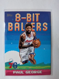 2025-26 Topps NBA 8-Bit Ballers 8B-7 Paul George, Philadelphia 76ers - Picture 1 of 3