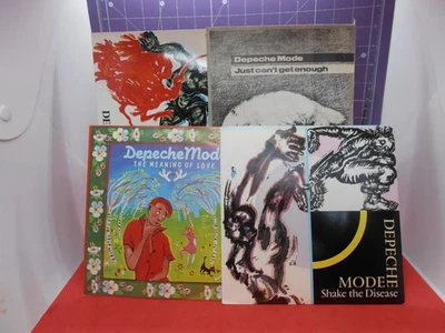 depeche mode,7in records x4,just cant get enough,shake the disease - Image 1 of 4