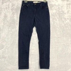 Free People Hi - Rise Skinny Denim Jeans Womens 27 Blue Dark Was61855- 16515125 - Picture 1 of 11