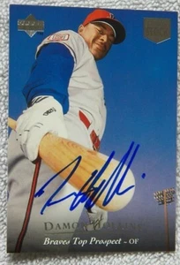 Atlanta Braves Damon Hollins Signed 1995 UD Minors Card Auto - Imagen 1 de 1