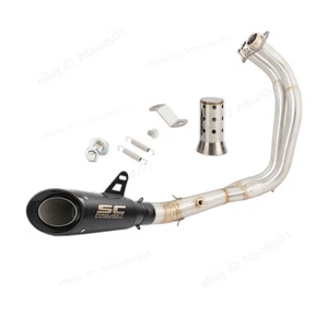 YZF R7 2014-2025 for Yamaha MT-07 XSR700 Full Exhaust System Header Muffler Pipe - Picture 1 of 14