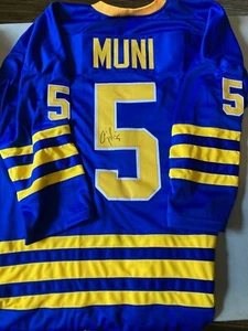 Camiseta firmada por Sabres Craig Muni con certificado de autenticidad  - Imagen 1 de 3