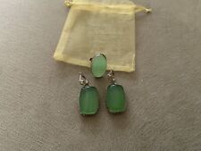 Silver Plated Earrings And Ring Set, Used