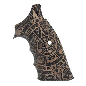 Grip For SW S&W K - L - X .38 .357 Frame Open Back SquareButt Walnut Wood - Picture 1 of 4