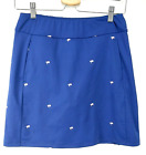 San Soleil Skirt Skort XS UPF 50 Blue American Flag Athleisure Golf Tennis NEW