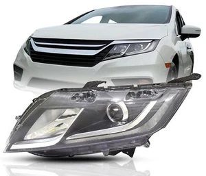 For Honda 2018-2021 Odyssey EX, EX-L Headlight with Bulbs-LED DRL Left Side - Picture 1 of 9