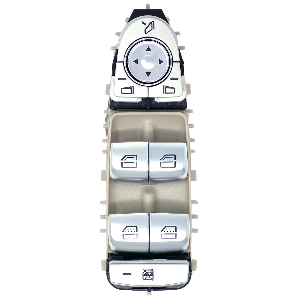 Pulsantiera interruttori alzacristalli guida per Mercedes Classe C W205 S205 - Immagine 1 di 4