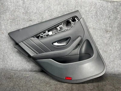 Panel de puerta de cuero trasero izquierdo mercedes x253 glc43 glc63 glc300 glc350e oem Foto 1 de 4
