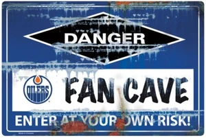 NHL EDMONTON OILERS FAN HÖHLE SCHILD - Bild 1 von 1