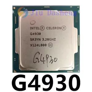 Procesador Intel Celeron G4930 SR3YN doble núcleo CPU 3,2 GHz 2 MB caché 54W LGA 1151 - Imagen 1 de 2