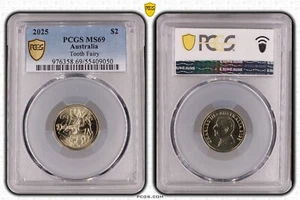2025 Australia Tooth Fairy $2 Coin PCGS MS69 - Top Pop - Picture 1 of 2