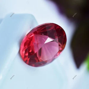 Zafiro Padparadscha Raro Corte Redondo Natural 8.95 Ct Piedra Preciosa Suelta CERTIFICADO - Imagen 1 de 16