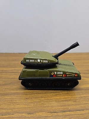 VINTAGE 1980 BUDDY L T-308 ARMY MILITARY TANK Toy (RARE) Great Condition! - Image 1 of 4