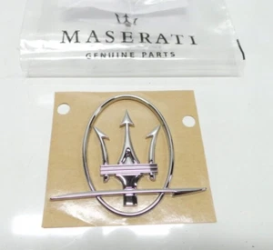MASERATI Ghibli Quattroporte Levante RIGHT Quarter Panel EMBLEM GENUINE NEW - Picture 1 of 2