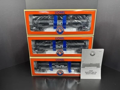 Lionel 6-17983 GATX TankTrain coche cisterna intermedio paquete de 3 nuevo en caja Foto 1 de 4